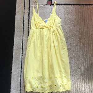Summer Yellow Dress Size Medium